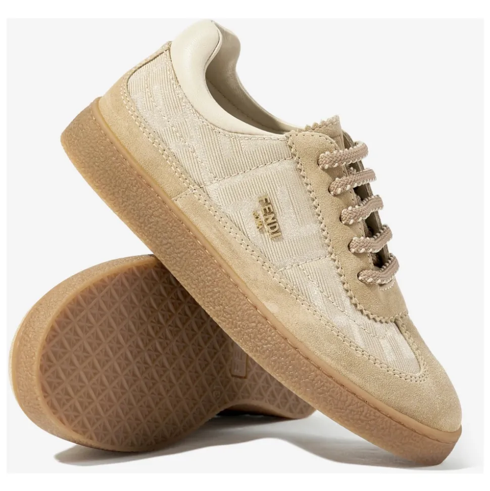 Leather Logo Trainers