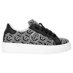 Leather Lo-Top Sneakers Hexagon Monogram