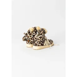 Leopard Plysj Barnesko