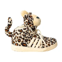 Leopard Plysj Barnesko