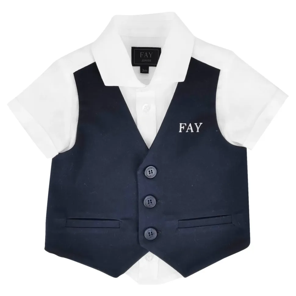 Linsskjorte med vest