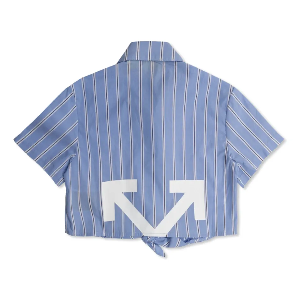 Logo-detail Striped Shirt