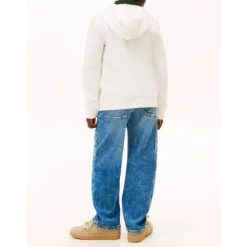 Logo Embroidery Interlock Knit Zip-Thru Hoody