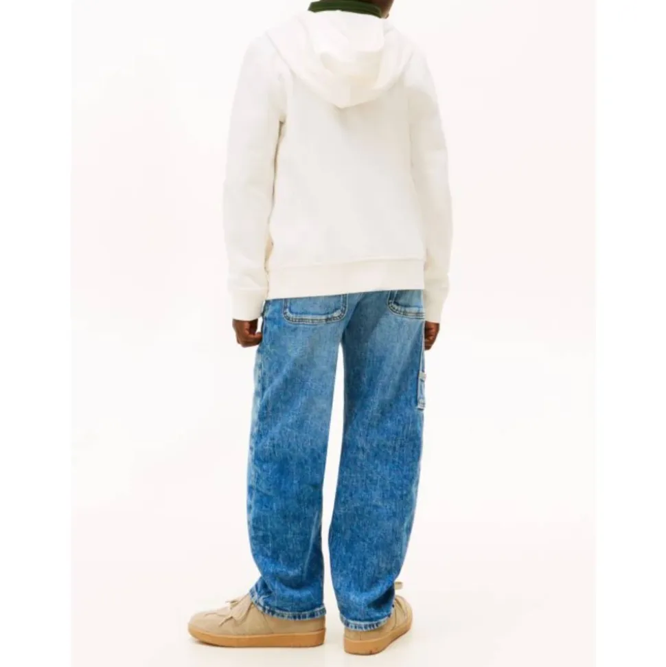 Logo Embroidery Interlock Knit Zip-Thru Hoody