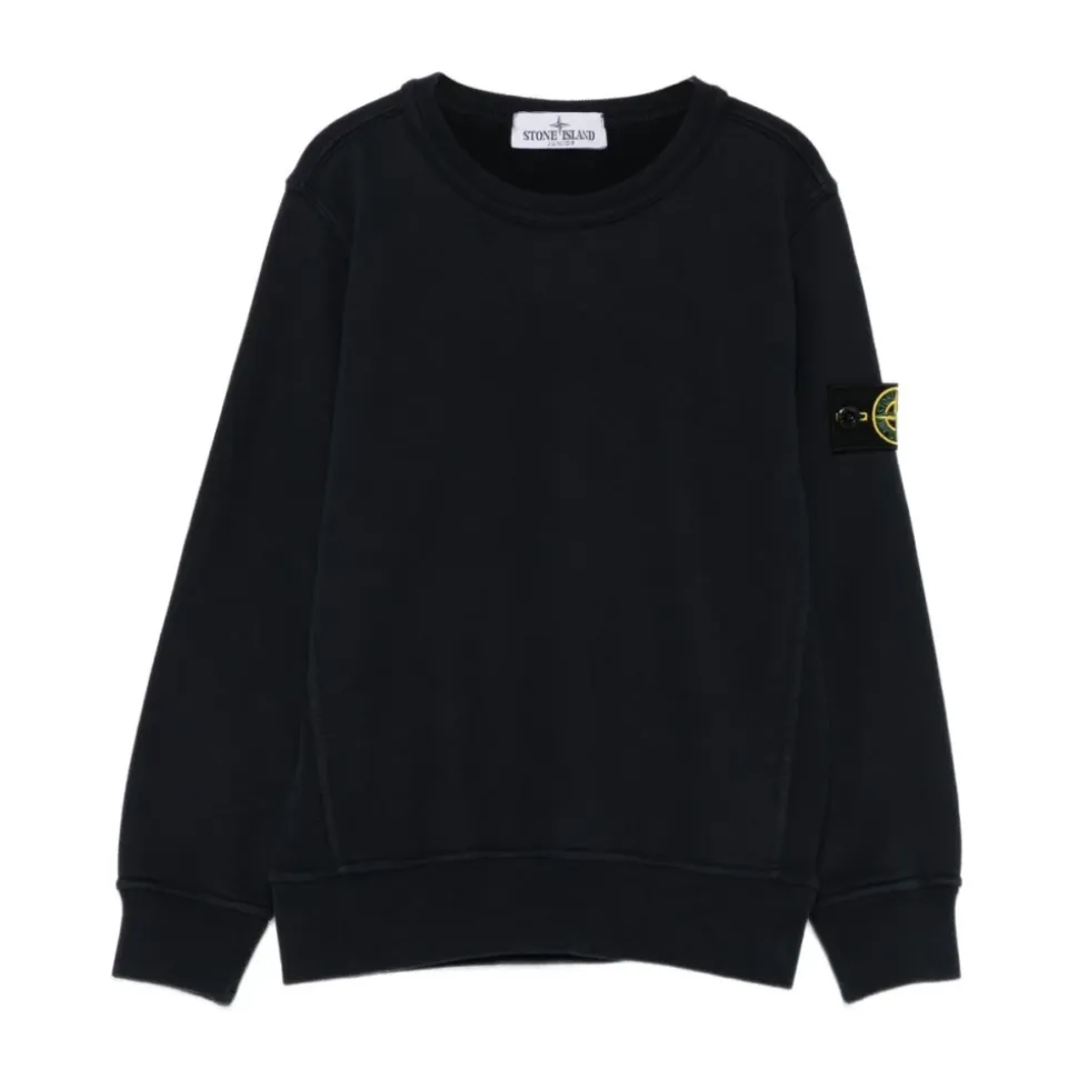 Logo Patch Crewneck Sweatshirt
