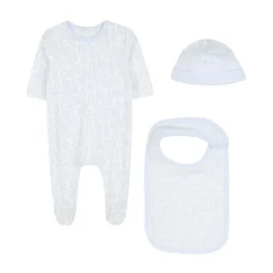 Logo Print Klær Sett Clear Blue