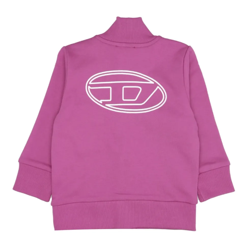 Logo-print Zip-up Sweatshirt