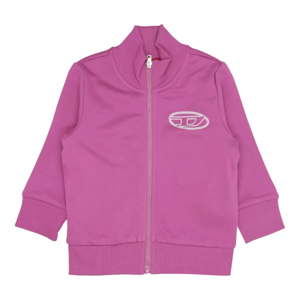 Logo-print Zip-up Sweatshirt