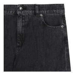 Logo Tag 5-Pocket Denim Cargo Jeans