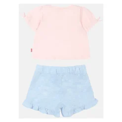 LVG BOW SLV TEE & BELTED SHORT SET