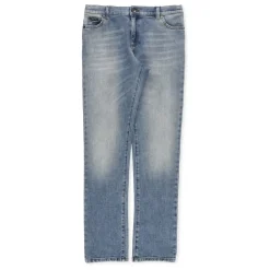Lys Blå Bomullsjeans for Gutter