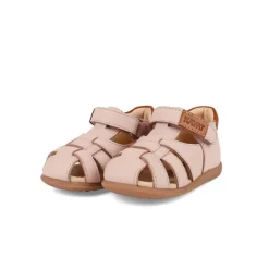 Lyserosa Sandaler med Borrelås