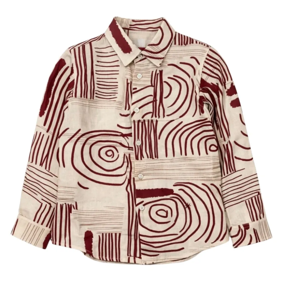 Manuel Ritz Shirts Bordeaux