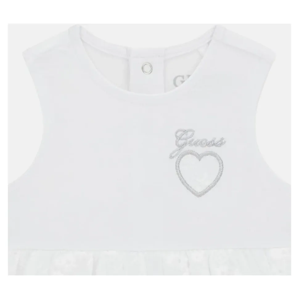 Mixed Fabric SL Dress Bodysuit
