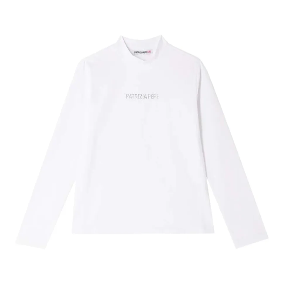 Mock-neck Langermet T-skjorte