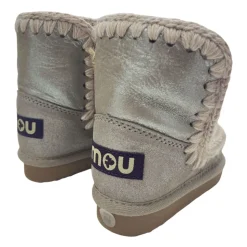 Moderne Grå Lurex Eskimo Sneakers