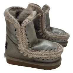 Moderne Grå Lurex Eskimo Sneakers
