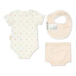 Moncler Enfant Sett: Body, sparkebukse og smekke