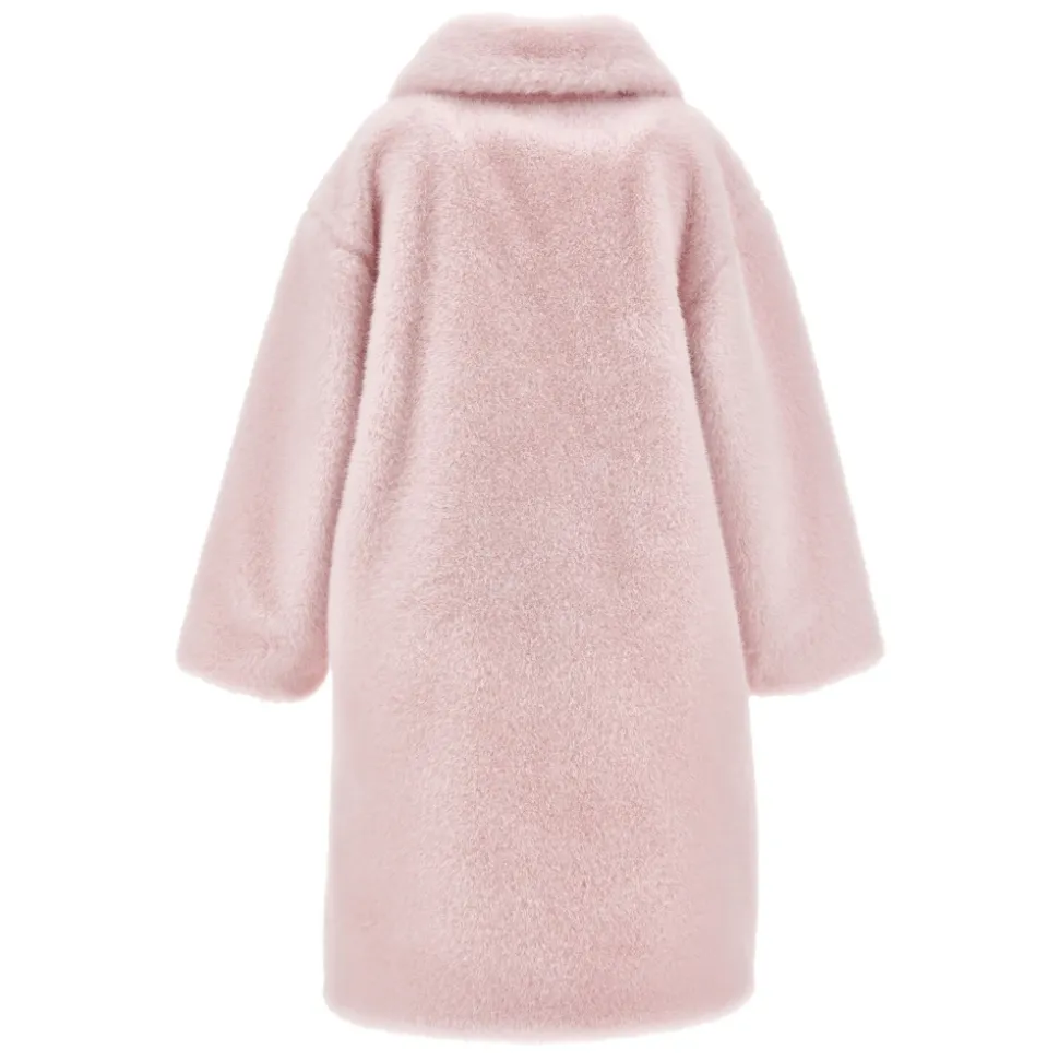 Myk Rosa Teddy Frakk Plysj
