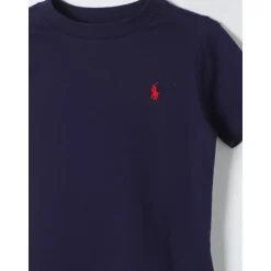 Navy Crew Neck Tee for barn