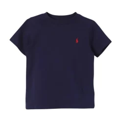 Navy Crew Neck Tee for barn
