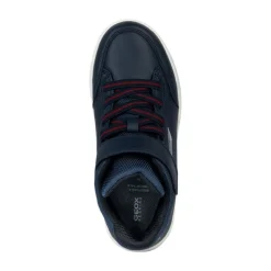 Navy Red Perth Booties for Gutter