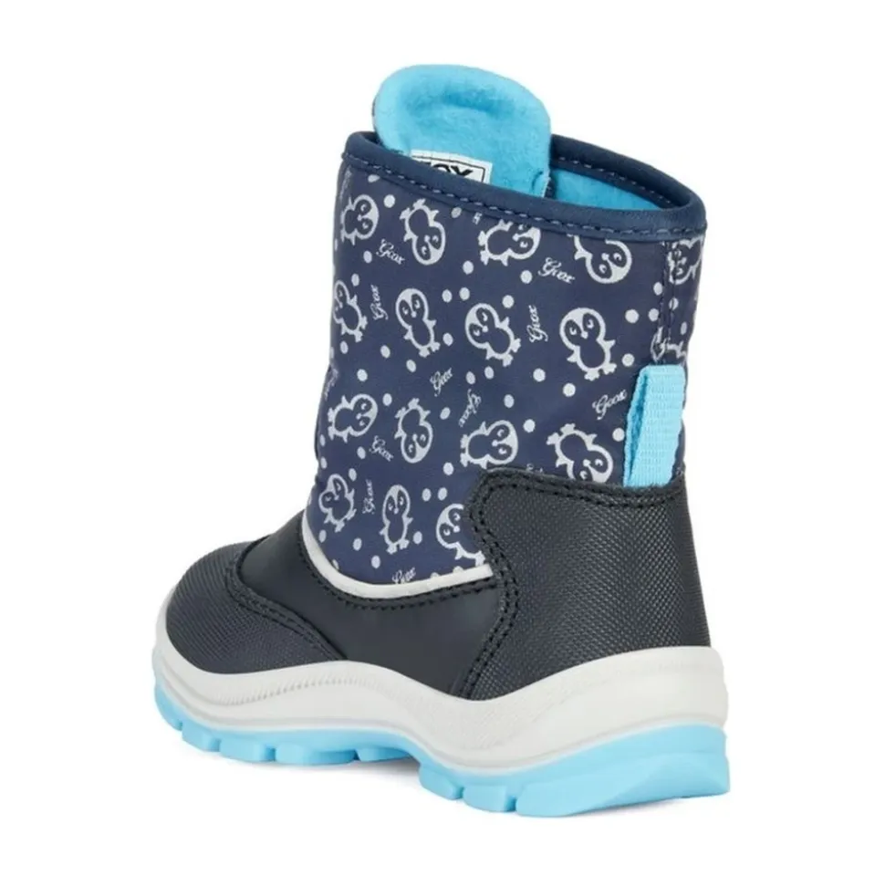 Navy Turquoise ABX Booties for jenter