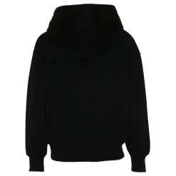 Neck Logo Brushed Regular Hoodie