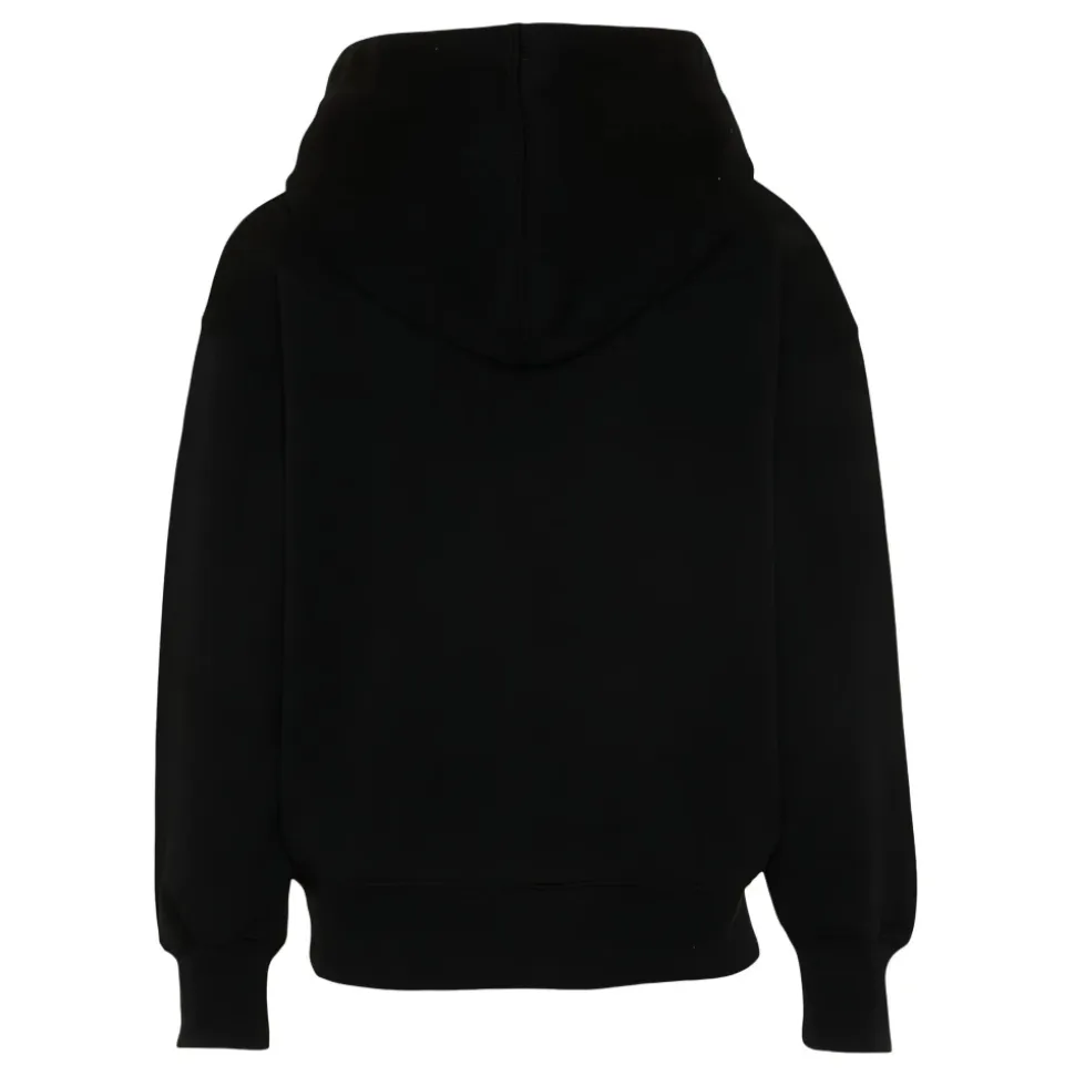 Neck Logo Brushed Regular Hoodie