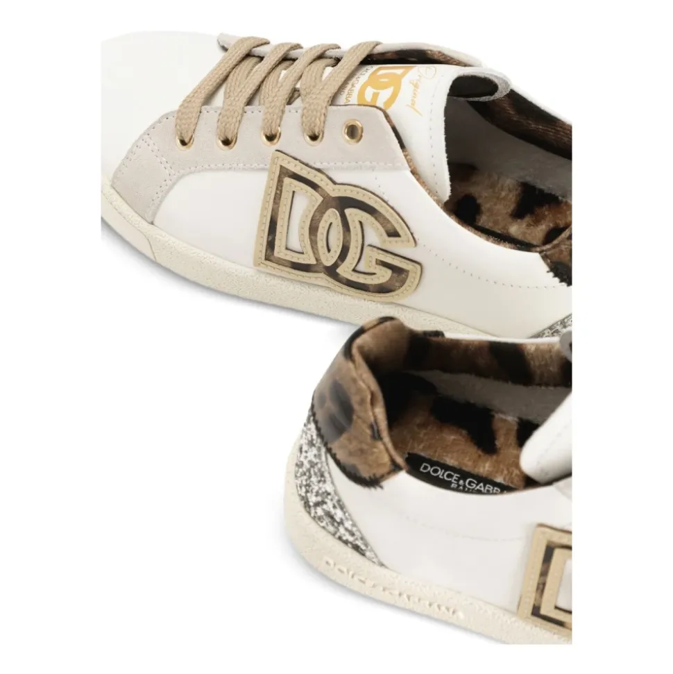 Original Sneakers med glitter og broderi