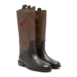 Paisley Jacquard Boots