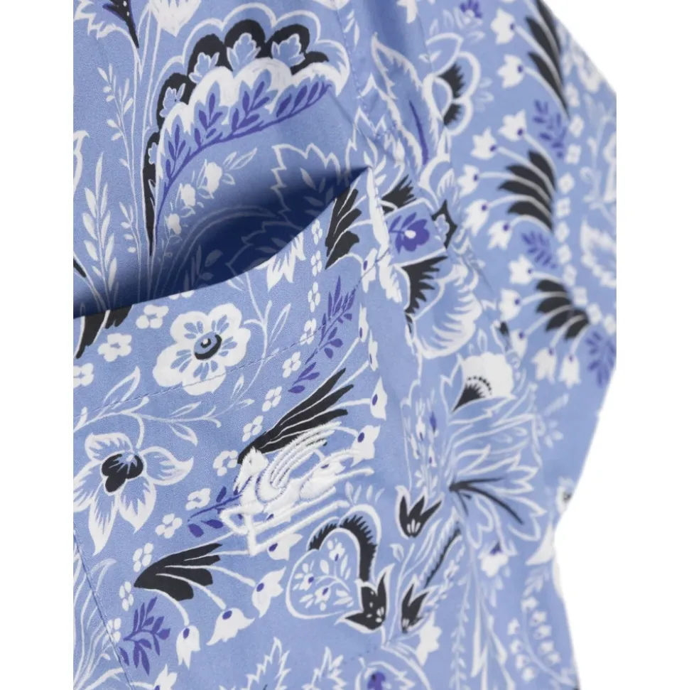Paisley Print Cotton Shirt