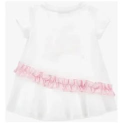 Peach Blossom Bambi Hvit Kjole