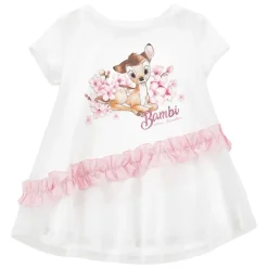 Peach Blossom Bambi Hvit Kjole