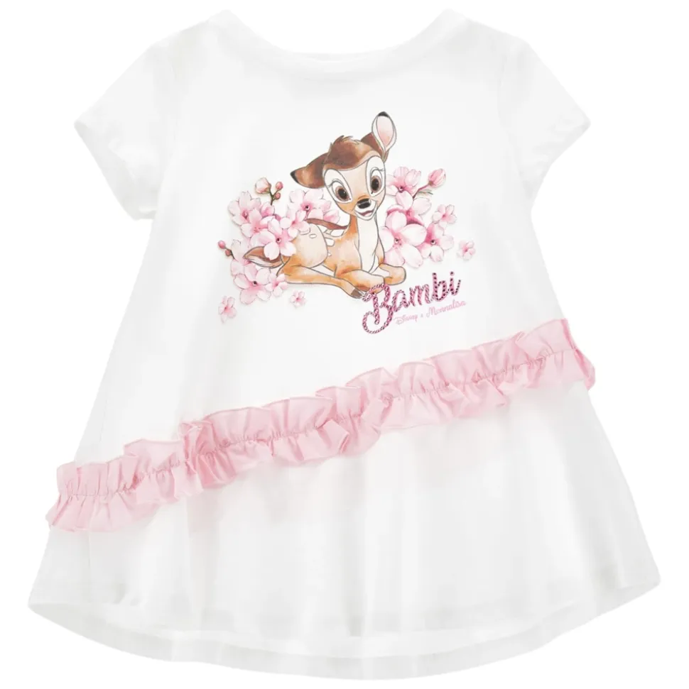Peach Blossom Bambi Hvit Kjole