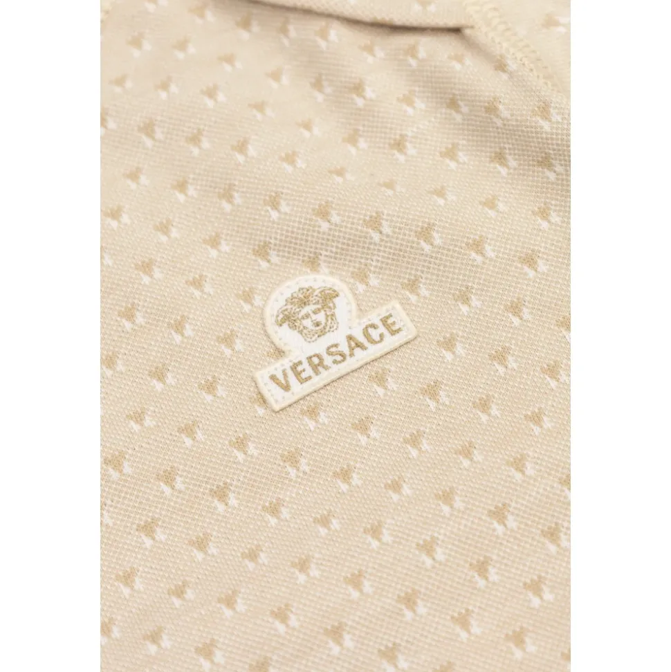 Piqué Bomulls Jacquard Pyjamasett