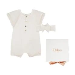 Playsuit med blondekant
