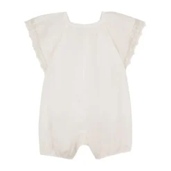 Playsuit med blondekant