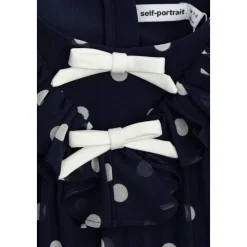Polka Dot Georgette Dress
