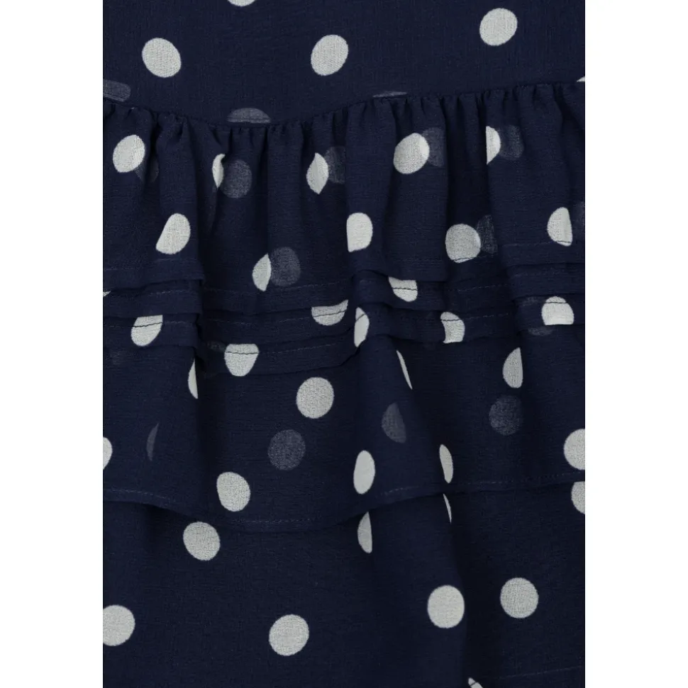 Polka Dot Georgette Dress