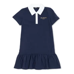 Polo-kjole med brodert logo