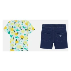 Polo- og denimshortssett