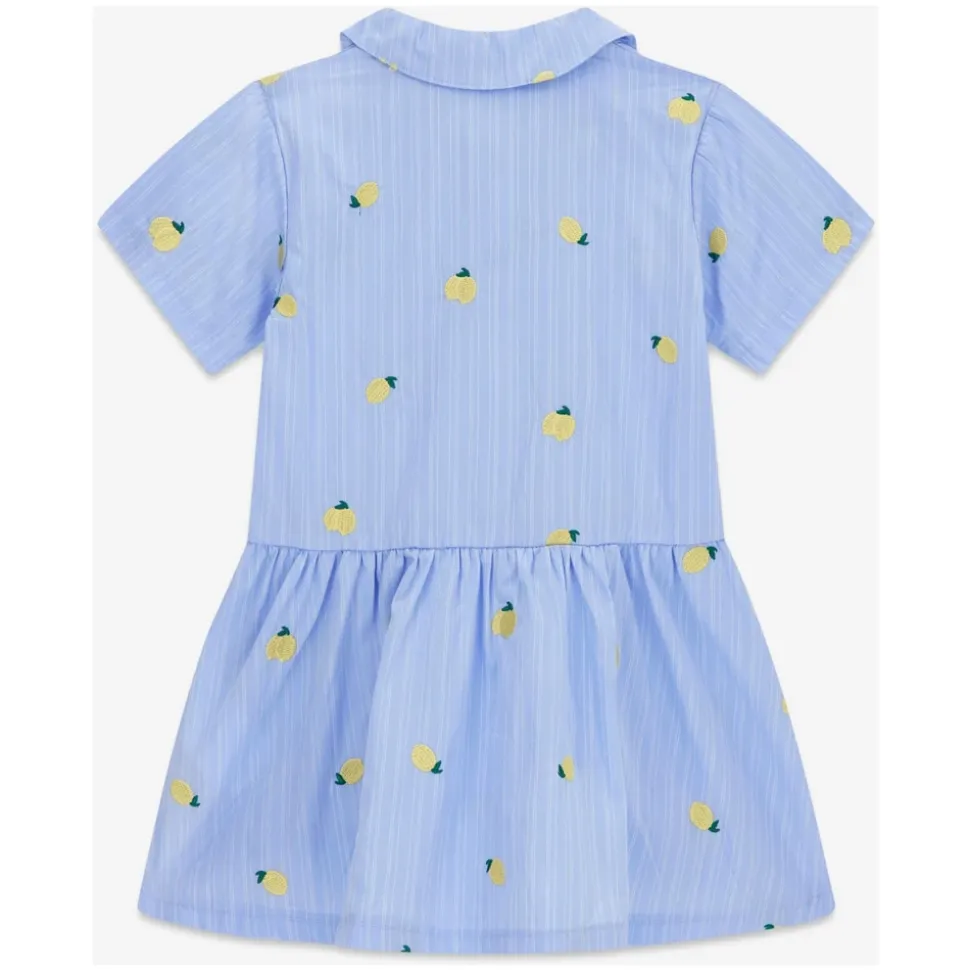 Poplin Striped Lemons Dress