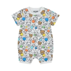 Printed cotton jersey onesie