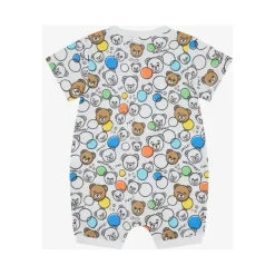 Printed cotton jersey onesie