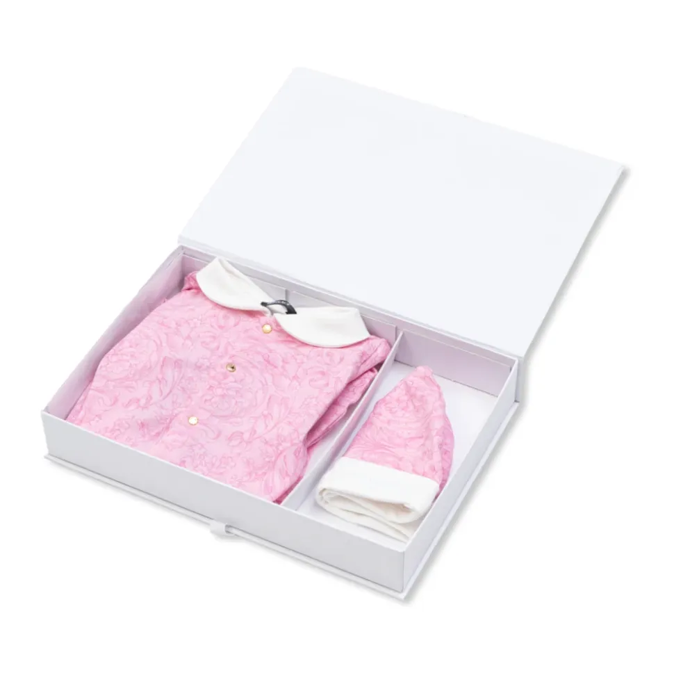 Printed Cotton-Jersey Sleepsuit Set
