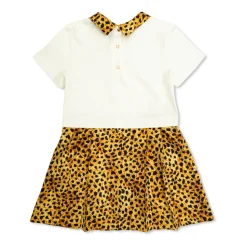 Printed Cotton-Jersey Twill Dress