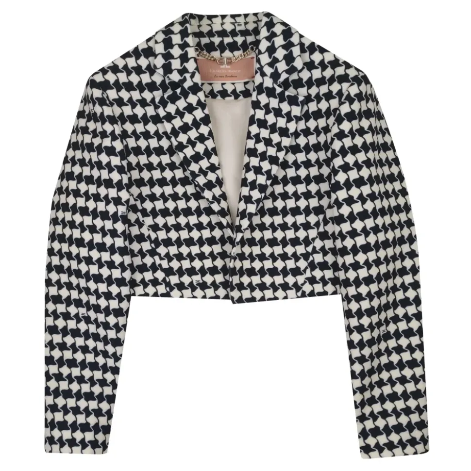 Printed Crepe Jacket