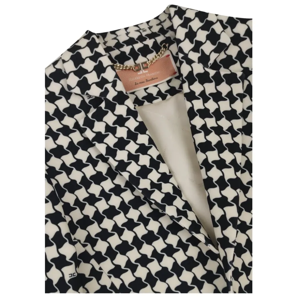 Printed Crepe Jacket