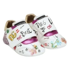 Printed Lambskin Pre-Walker Shoes